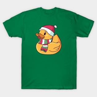 Christmas Winter Rubber Duck T-Shirt